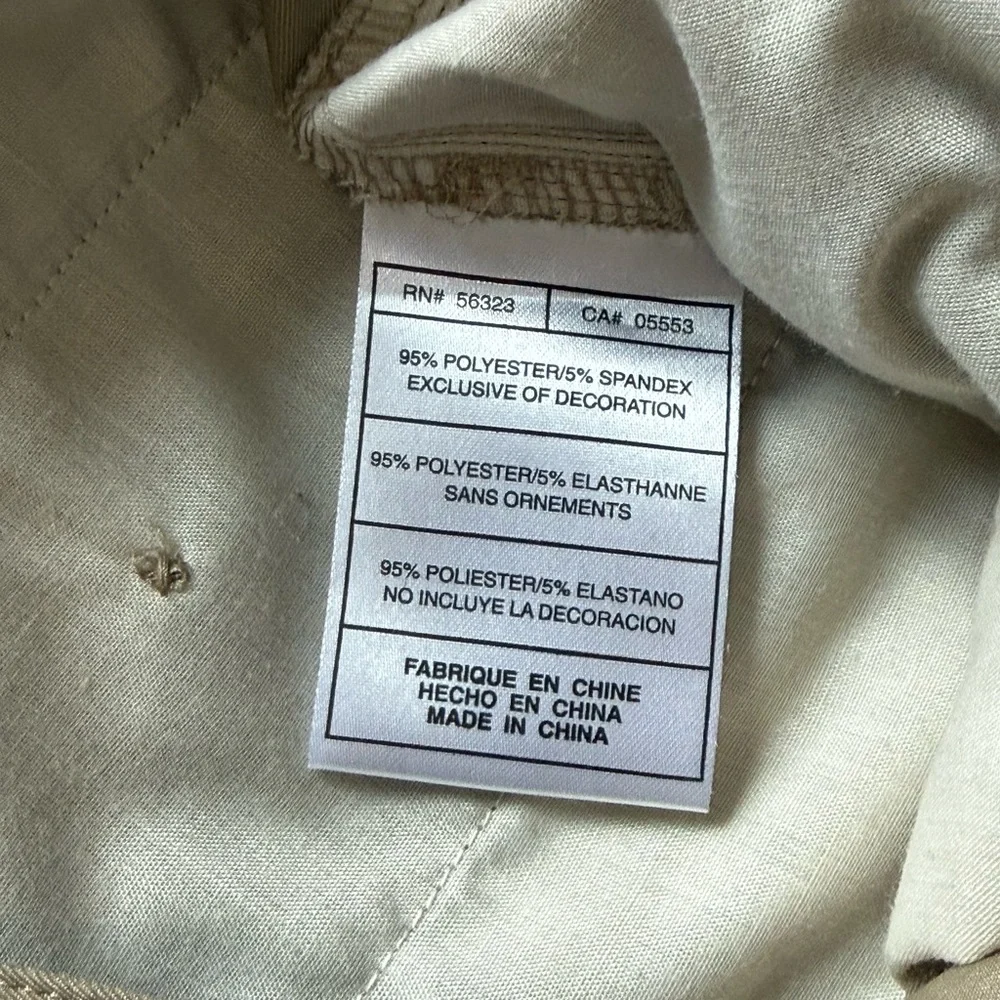 Nike Tan Flat Front Men's Shorts
